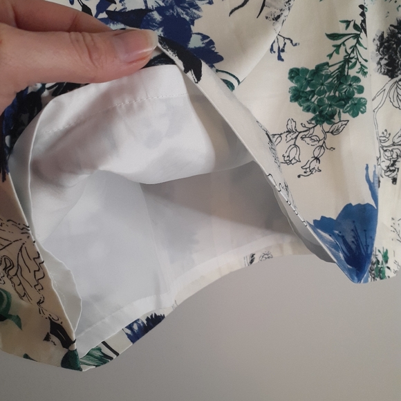 Loft Skirt Pencil Straight Floral Size 16 Lined New With Tags - Picture 4 of 6